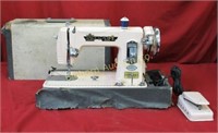Vintage Atlas Deluxe Pink Sewing Machine