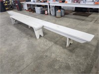 16' & 7'3" Wood Benches
