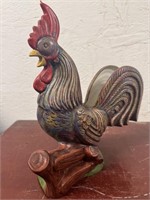 11.5" Ceramic Rooster Decor