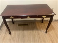 Wooden Table with middle drawer