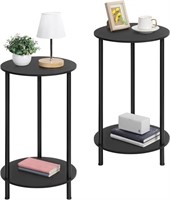 Small Round Side Table 2 Pack