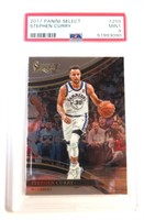 2017 Panini Select Stephen Curry PSA 9