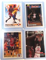 Four (4) Michael Jordan Cards