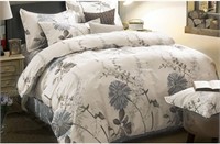Wake In Cloud - Floral Comforter King,