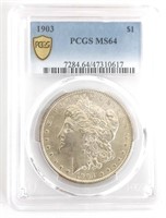 1903 U.S. Morgan Silver Dollar PCGS MS 64