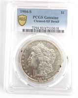 1904-S U.S. Morgan Silver Dollar PCGS XF Detail