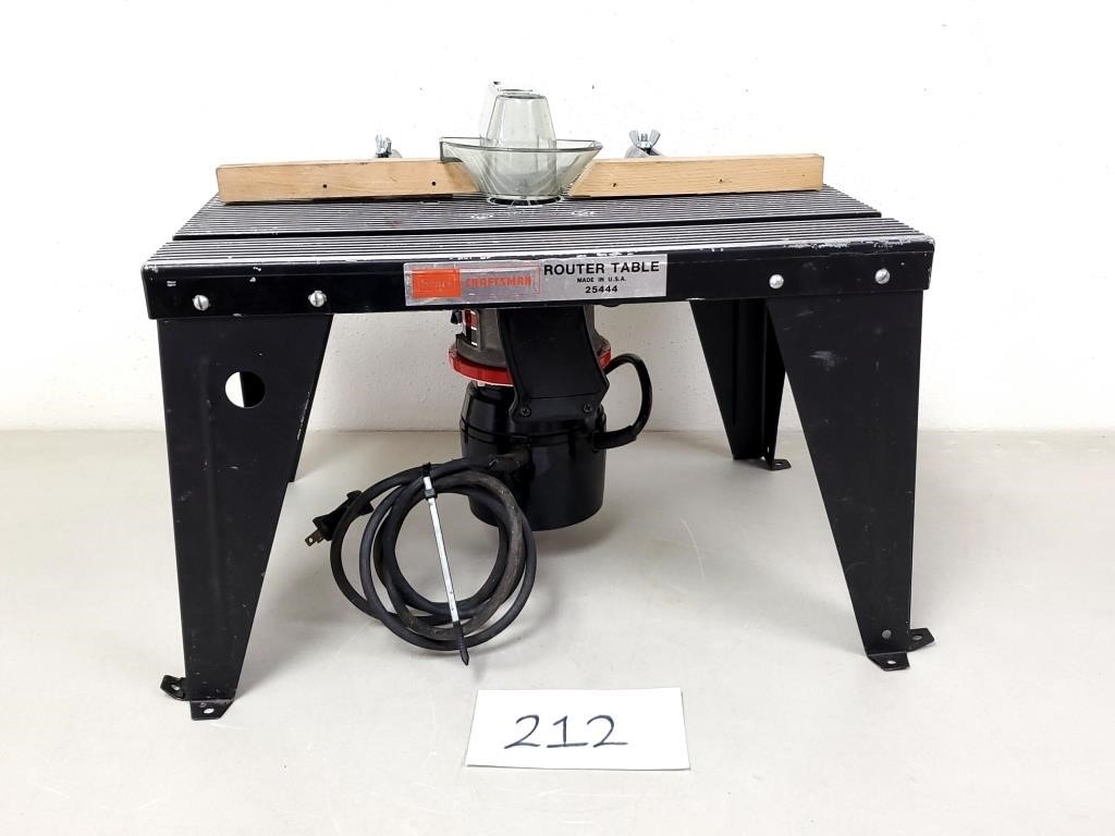 Craftsman Router & Router Table (No Ship)