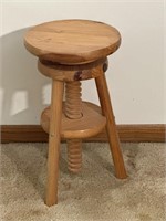 Screw top stool