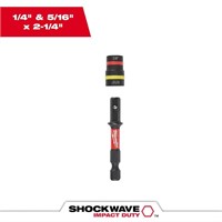 Milwaukee SHOCKWAVE QUIK-CLEAR 2-in-1 Nut Driver