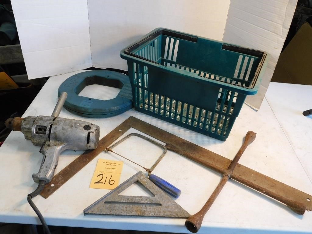Basket with Misc Tools