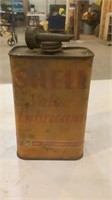 Vintage Shell Valve Lubricant Can