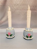 2 ELECTRIC EASTER CANDLES, NEED BATTERIES