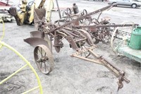 2-BOTTOM PULL TYPE PLOW WITH STEEL WHEELS