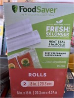 2 FOODSAVER VACUUM BAGS