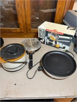 crock pot, electric skillet, boiler w/ steamer