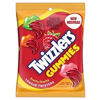 2 BAGS - Twizzlers Tongue Twister Fruity Gummies