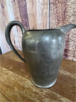 Vintage Genuine Pewter Water Pitcher