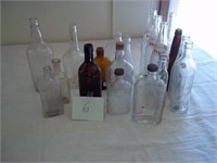 LOT OF 19 VINTAGE BOTTLES