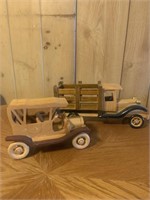 2 Wood Crafted Toys