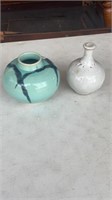Two Yerger Andre Brandon Stoneware Pottery