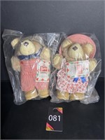 Wendy's Furskins Bears - Never Opened