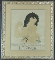 L.t. Piver Perfume 1930's Advertising Poster
