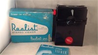 Vintage Realist stereo viewer with double lens