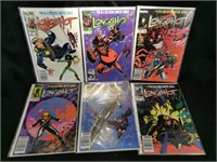 6 high grade 1985 Marvel Comics: Longshot 1-6