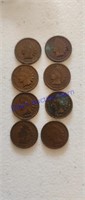 United States  Indian head pennies  1900 1901