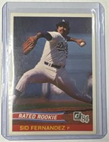 1984 Donruss Rated Rookie #44 Sid Fernandez!