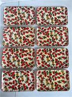 Vintage Hand Painted Strawberry Trays