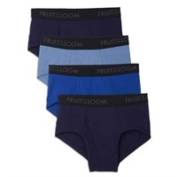 Fruit Loom Men's Breathable Briefs  4 Pack Size M