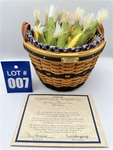 Longaberger '02 Corn Basket
