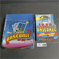 Topps & Fleer 1990 Baseball Cards