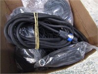 BOX LOT -- AUDIO / MICROPHONE CORDS