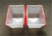 Pair of Plastic Totes