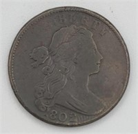 1802 Draped Bust Large Cent VF