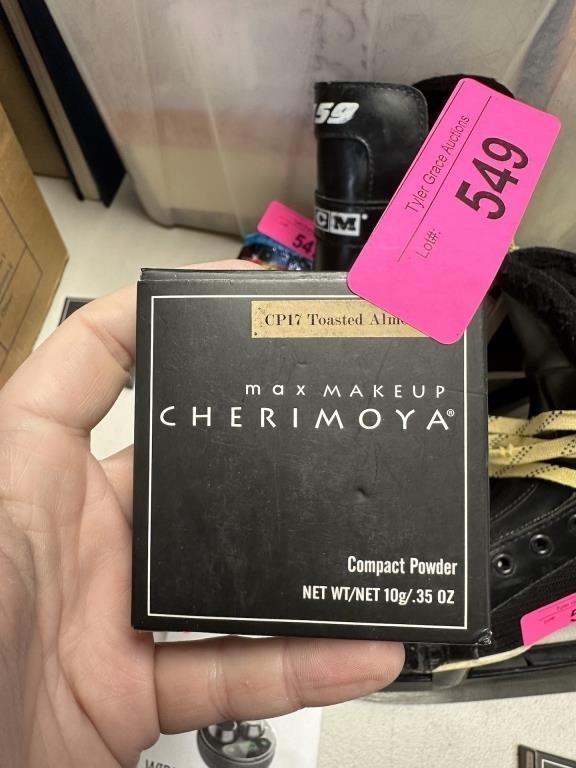 NEW CHERIMOYA MAX MAKEUP COMPACT POWDER TSD ALMOND