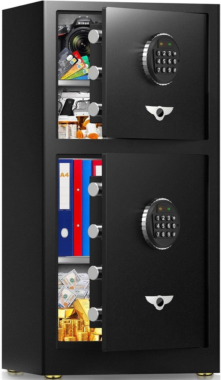 2024NEW DUAL DOOR 8.0 Cuft Home Safe Box