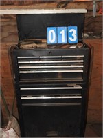 Rolling Tool Box w/Top Box and Tools