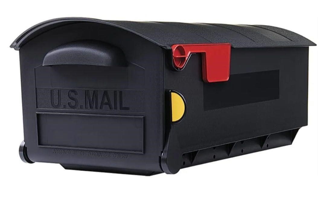 Architectural Mailbox Patriot large black plastic