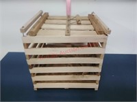 Wooden Egg Crate 13x13