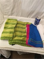 8 Wash Clothes, Hand Towel