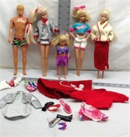 C2) BARBIE & FRIENDS INCLUDED ARE DATES FROM 1966,