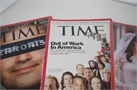 lot of 3 Time Magazines