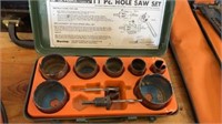 Hole Saw Set in Green Case