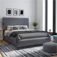 DHP Janford Upholstered Bed with Chic Design