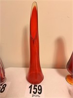 Mid Century Swung Glass Vase(LR)