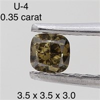 $550  Rare Fancy Natural Color Diamond(0.35ct)