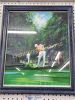 "GOLFER" LIMITED EDITION LITHOGRAPH